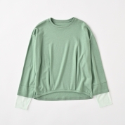 【SALE】[ミ・デゥー]袖口チュールPO　ミント（1133-01005）　