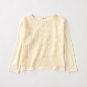 【SALE】[ミ・デゥー]チェックボートカラーPO　アイボリー（1133-01050）　