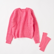 【SALE】[ミ・デゥー]アームウォーマー付PO　ピンク（1133-08024）　