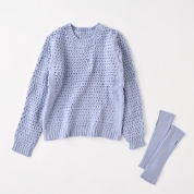 【SALE】[ミ・デゥー]アームウォーマー付PO　サックス（1133-08024）　