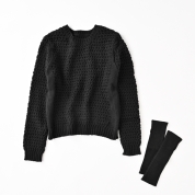 【SALE】[ミ・デゥー]アームウォーマー付PO　ブラック（1133-08024）　