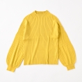 【SALE】[ミ・デゥー]ボリューム袖ハイネックPO　カラシ（1133-08056）　