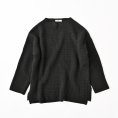 【SALE】[ミ・デゥー]Tシャツ風プルオーバー　ブラック（1133-08003）　