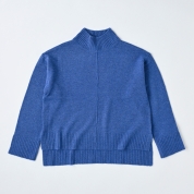 【SALE】[Donnez-Moi]ウール100％ニット　ブルー