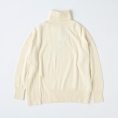 【SALE】[マリアステラ]タートルネックサイドスリットニット　　オフホワイト