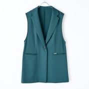 【SALE】[Noa-ge]アムンゼンストレッチベスト　エメラルドグリーン