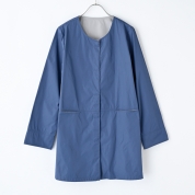 【SALE】[Noa-ge]ダブルフェイスコート　ブルー