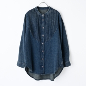 【SALE】[Noa-ge]WガーゼデニムBL　ネイビー