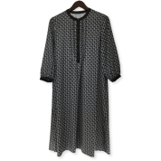 【SALE】[Noa-ge]タック入りブラウスOP<121-5299-6479>ネイビー　