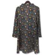 【SALE】[Noa-ge]プリントチュニック<127-5501-9590>ワイン　　