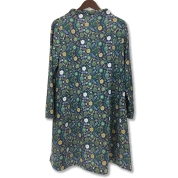 【SALE】[Noa-ge]プリントチュニック<127-5501-9590>ブルー　