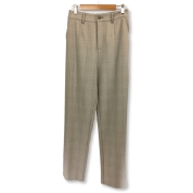 【SALE】[Noa-ge]グレンチェックパンツ<121-4599-7457>ベージュ　