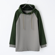 【京王エコ活セレクション】[Noa-ge]袖ニットCN　カーキ