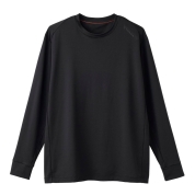 [ベネクス]スタンダードドライ プラス　ロングスリーブ クルーネック　メンズ　ブラック　