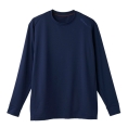 [ベネクス]スタンダードドライ プラス　ロングスリーブ クルーネック　メンズ　ネイビー　