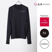 [エアーリカバリー]スリープテックウェア トップス（レディース）　ブラック　