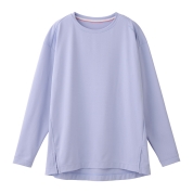 [ベネクス]スタンダードドライ プラス　ボートネック ロングスリーブ　レディース　スモーキーブルー