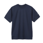 [整(TOTONO)]ヒーリングウェア(リカバリーウェア) レディース 半袖Ｔシャツ　ディープネイビー