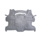 [プリーツママ]BIG BOW BAG GLITTER【2KP-57025-25】 12（グリッターシルバー）