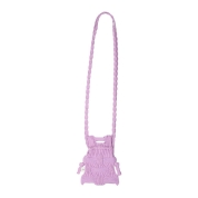 [プリーツママ]MINI CROSS BOW BAG【2KP-57021-21】 23（ラベンダー）