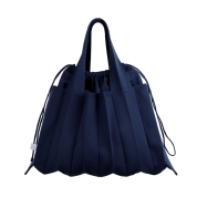 [プリーツママ]BIG SHOULDER BAG【2KP-57023-23】 35（ブルー）