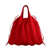 [プリーツママ]BIG SHOULDER BAG【2KP-57023-23】 75（レッド）