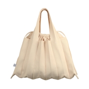 [プリーツママ]BIG SHOULDER BAG【2KP-57023-23】 91（アイボリー）
