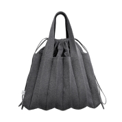 [プリーツママ]BIG SHOULDER BAG GLITTER【2KP-57024-24】 96（グリッターストーンブラウン）