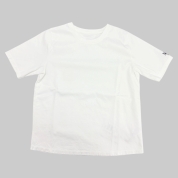 [MICA＆DEAL/マイカ＆ディール]　接触冷感/UVカット　ワンポイント刺しゅうT-shirt(0126109048)　ホワイト