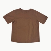 [MICA＆DEAL/マイカ＆ディール]　接触冷感/UVカット　ワンポイント刺しゅうT-shirt(0126109048)　ブラウン