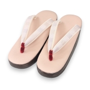 【SALE】[四谷三栄]クッション草履(緒付) ピンク　L
