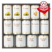 ［ホテルニューオータニ］スープ・調理缶詰セット〈ＡＯＶ-100〉 50-9