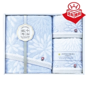［JAPAN  MEIFU  imabari  花衣（はなごろも）］タオルセット　B〈HG-4000〉 35-7