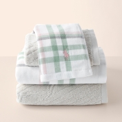 ［ラルフ ローレン ホーム］ESTELLA PLAID ウォッシュ＆ハンドタオルセット〈HMRLBATH7620009〉 2-4