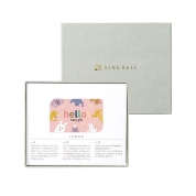 [RING BELL]hello!baby gift うさぎ（カード/BOXタイプ）