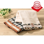 ［ダックス］ダブルハウスチェックタオルセット(55-3089250) 07-4