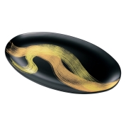 ［山田平安堂］オーバルプレート 龍水(10-007) 09-7