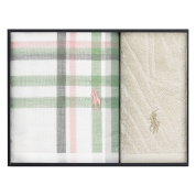 ［ラルフ  ローレン  ホーム］ESTELLA  PLAID  ウォッシュ＆ハンドタオルセット（セージ）(HMRLBATH7620014) 10-2