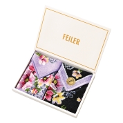 ［フェイラー］ニューポージーハンカチ（ペールパープル）＋ウォッシュタオルセット(NPO-S9060) 11-5