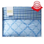 ［ダックス］洗える羽毛肌掛けふとん　ブルー(DK521201) 12-2