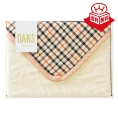 ［ダックス］シール織ガーゼひざ掛け　ベージュ(DK562050) 12-4