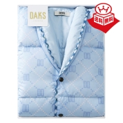 ［ダックス］羽毛入りポンチョ　ブルー(DK561120) 12-8