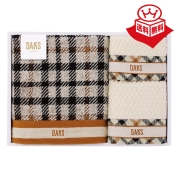 ［ダックス］ダブルハウスチェック  タオルセット(55-3089500) 13-4