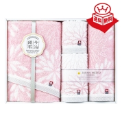 ［JAPAN  MEIFU  imabari  花衣（はなごろも）］タオルセット　P(HG-5000) 15-8