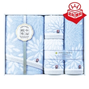 ［JAPAN  MEIFU  imabari  花衣（はなごろも）］タオルセット　B(HG-5000) 15-8