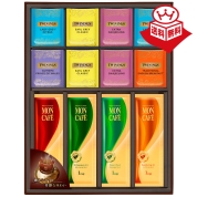 ［モンカフェ＆トワイニング］ドリップコーヒー&ティーバッグ詰合せギフト〈TMS-30〉 37-5