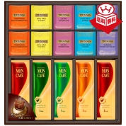 ［モンカフェ＆トワイニング］ドリップコーヒー&ティーバッグ詰合せギフト〈TMS-50〉 37-6