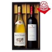 ボルドー＆ブルゴーニュ紅白ワインセット〈GCM-100〉 42-7