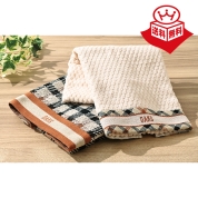 ［ダックス］ダブルハウスチェックフェイスタオルセット〈55-3089250〉 07-4