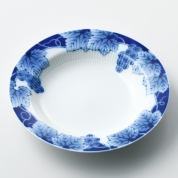 ［香蘭社］ハーベストグレープ16.5cmプレート〈2921-1JLS〉 09-6